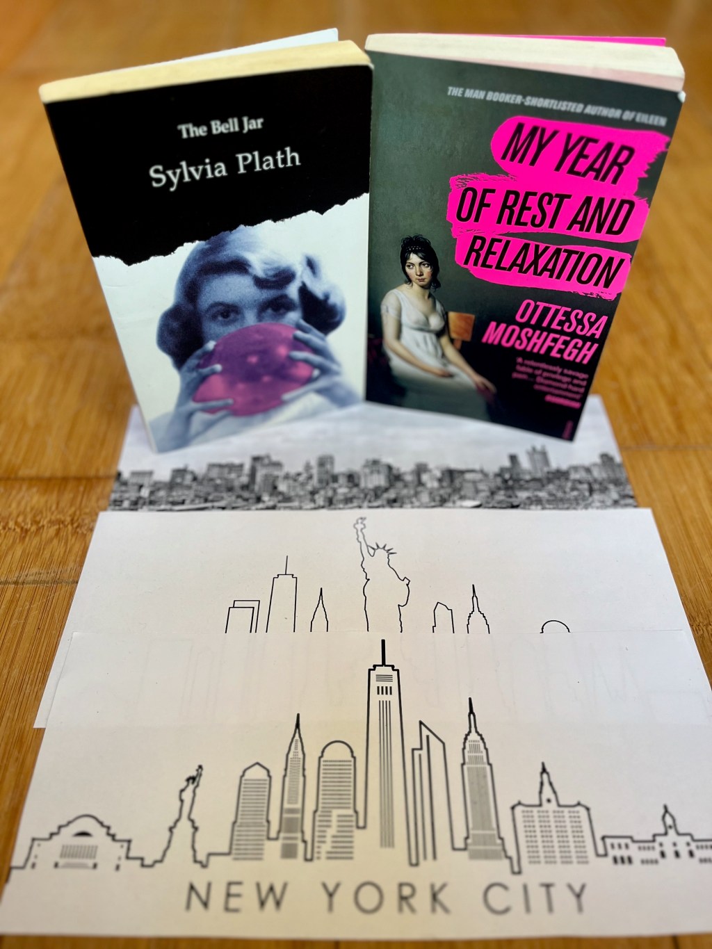 New York, New York: The Bell Jar van Sylvia Plath en My Year of Rest and Relaxation van Otessa&nbsp;Moshfegh